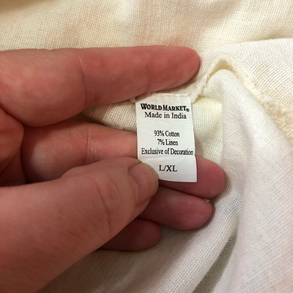 World Market Open Peasant top L/XL NWOT - Picture 7 of 8